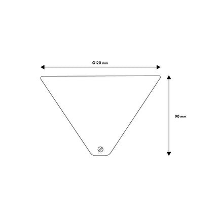 Kynda Light Plafondkap 'Axell' - 1 snoer - Ø120mm | Grijs