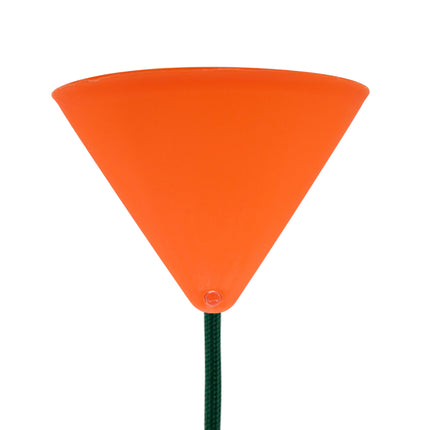 Kynda Light Plafondkap 'Axell' - 1 snoer - Ø120mm | Oranje