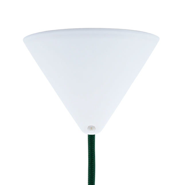 Kynda Light Plafondkap 'Axell' - 1 snoer - Ø120mm | Wit