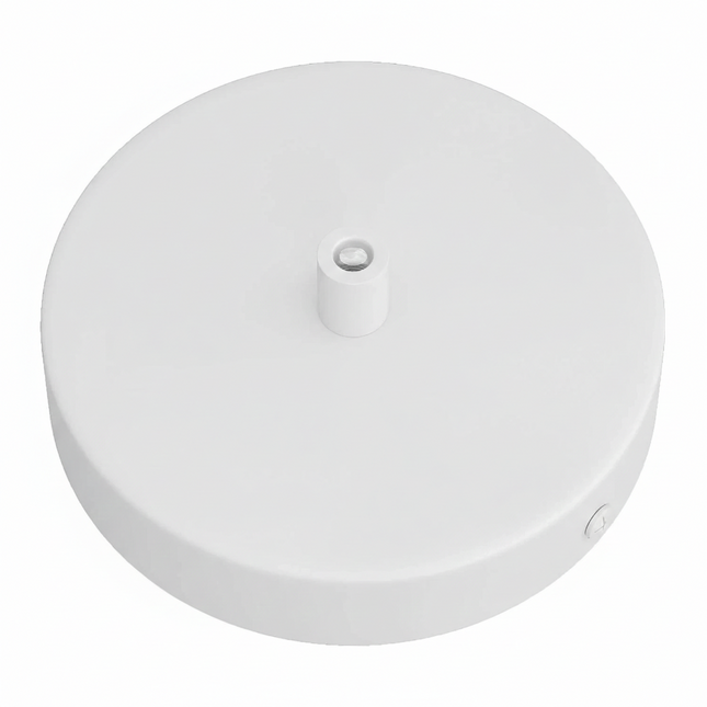 Kynda Light Plafondkap 'Enok XL' - 120 mm - metaal - 1 snoer | Wit (mat)