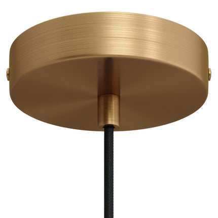 Kynda Light Plafondkap 'Enok XL' - Ø120 mm - metaal - 1 snoer | Geborsteld Brons