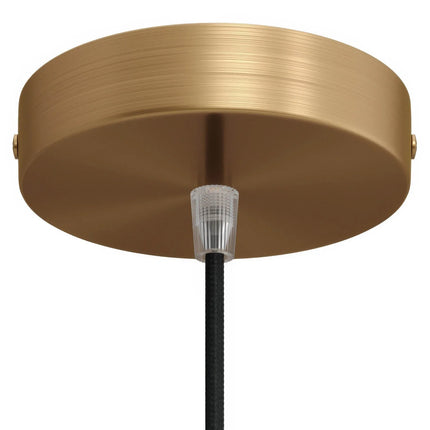 Kynda Light Plafondkap 'Enok XL' - Ø120 mm - metaal - 1 snoer | Geborsteld Brons