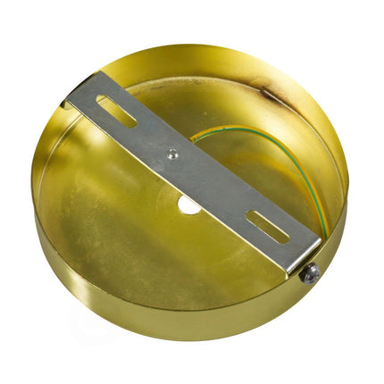 Kynda Light Plafondkap 'Enok XL' - Ø120 mm - metaal - 1 snoer | Geborsteld Brons