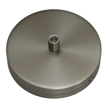 Kynda Light Plafondkap 'Enok XL' - Ø120 mm - metaal - 1 snoer | Geborsteld Titanium