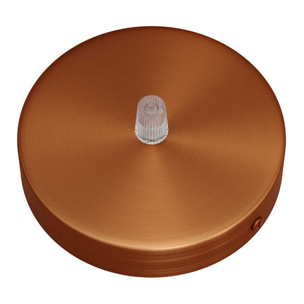 Kynda Light Plafondkap 'Enok XL' - Ø120 mm - metaal - 1 snoer | Mat Koper