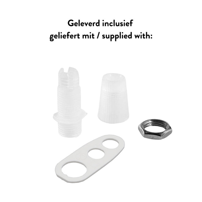 Kynda Light Plafondkap 'Hemming' metaal - 1 snoer - Ø100mm | Koper