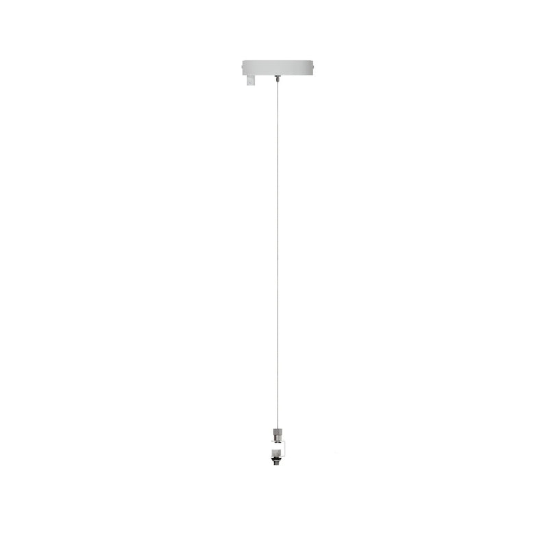 Kynda Light Plafondkap Kit met staalkabel & hoogteversteller - Ø120mm | Wit (mat)