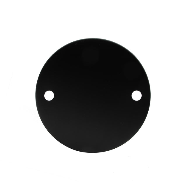 Kynda Light Plafondkap 'Levi' metaal - 2 snoeren - Ø100 mm | Zwart
