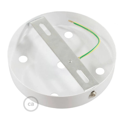 Kynda Light Plafondkap metaal - 5 snoeren - ø120 mm | Wit (mat)