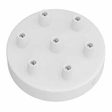 Kynda Light Plafondkap metaal - 7 snoeren | Wit (mat)