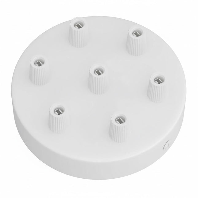 Kynda Light Plafondkap metaal - 7 snoeren | Wit (mat)