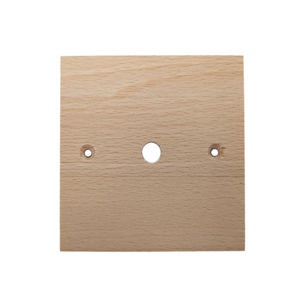 Kynda Light Plafondkap 'Woody' hout - 1 snoer - 92mm | Vierkant