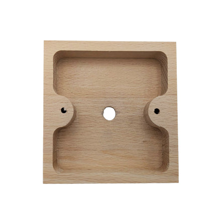 Kynda Light Plafondkap 'Woody' hout - 1 snoer - 92mm | Vierkant