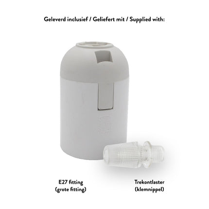 Kynda Light Siliconen fitting 'Kare' Zwart