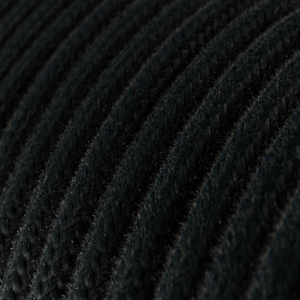 Kynda Light SnakeBis | Snoer met stekker, schakelaar & fitting | Zwart (rond)