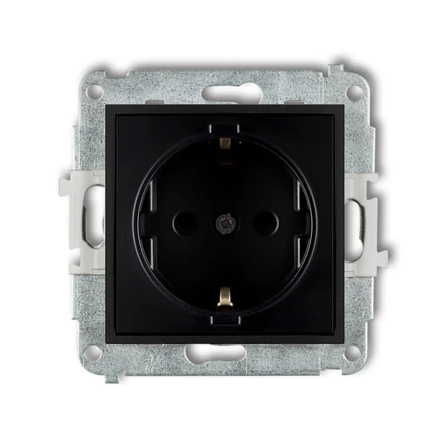 Kynda Light Stopcontact – Inbouw | Mat Zwart