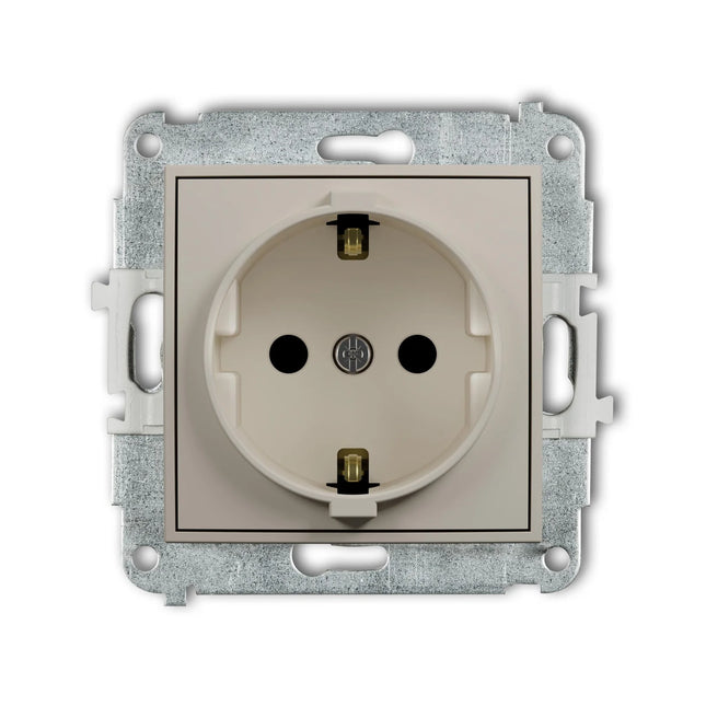 Kynda Light Stopcontact – Inbouw | Taupe