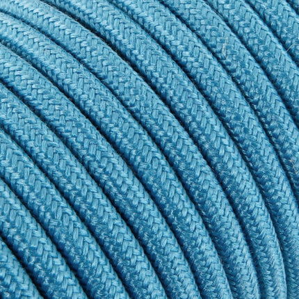 Kynda Light Strijkijzersnoer Aquamarine Blauw - rond, linnen