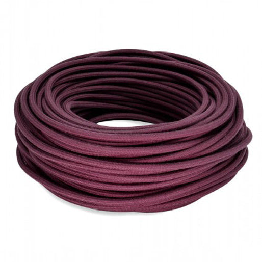 Kynda Light Strijkijzersnoer Aubergine - rond, linnen