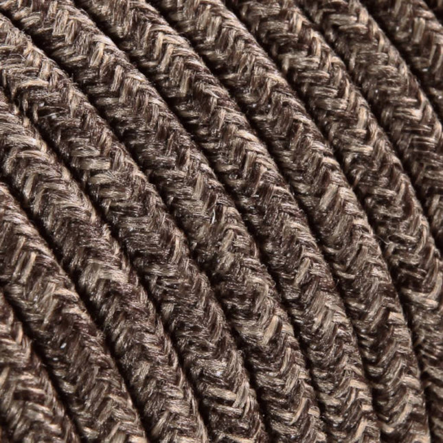 Kynda Light Strijkijzersnoer Bruin mix - rond, linnen
