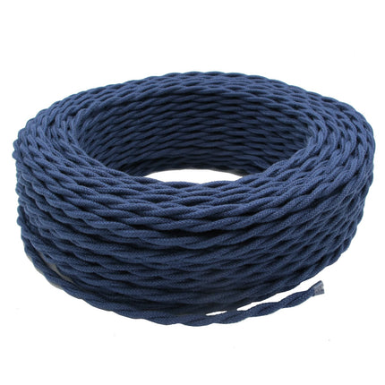 Kynda Light Strijkijzersnoer Donkerblauw Jeans - gedraaid, linnen