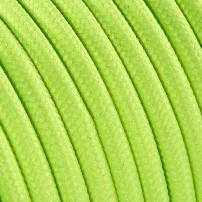 Kynda Light Strijkijzersnoer Fluor geel - rond, effen stof