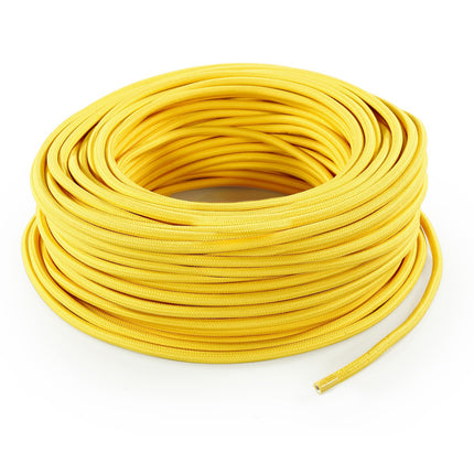 Kynda Light Strijkijzersnoer Geel - rond, effen stof