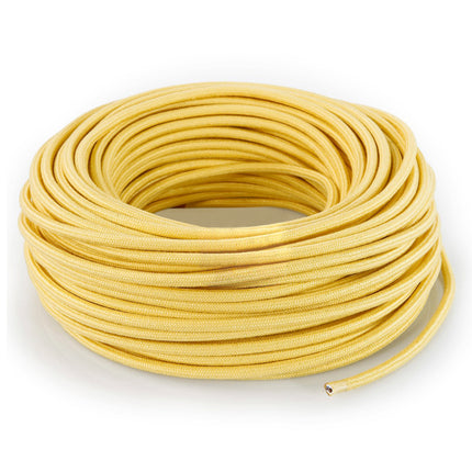 Kynda Light Strijkijzersnoer Geel - rond, linnen