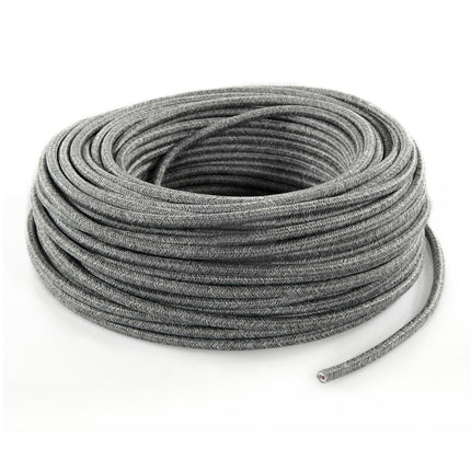 Kynda Light Strijkijzersnoer Grijs mix - rond, linnen