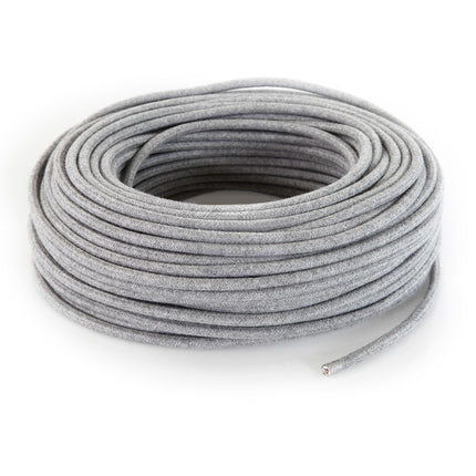 Kynda Light Strijkijzersnoer Grijs - rond, linnen