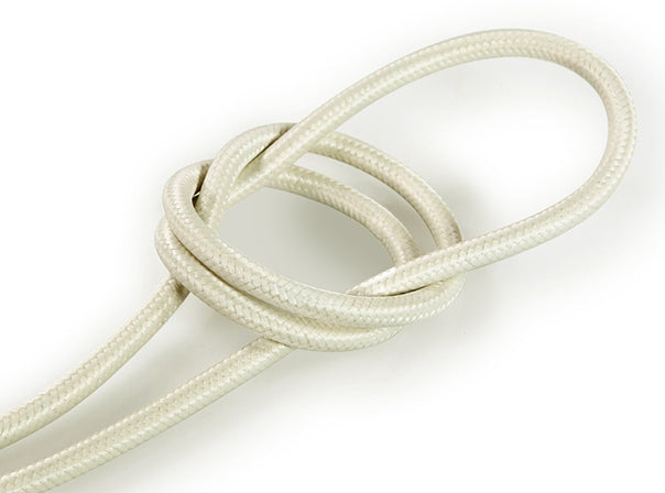 Kynda Light Strijkijzersnoer Ivoor - rond, effen stof