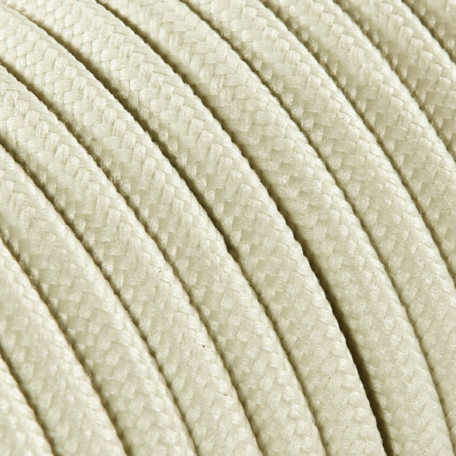 Kynda Light Strijkijzersnoer Ivoor - rond, effen stof