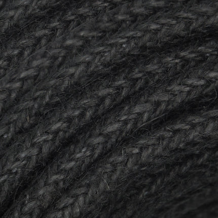 Kynda Light Strijkijzersnoer Jute Raw | Zwart ø 8mm