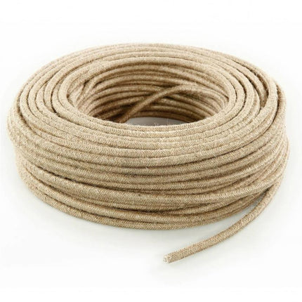 Kynda Light Strijkijzersnoer Jute - rond