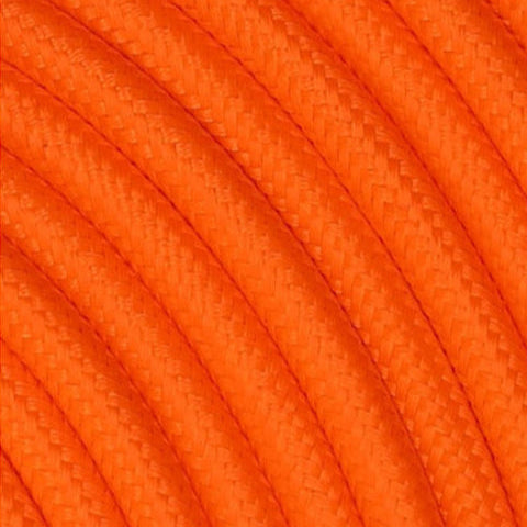 Kynda Light Strijkijzersnoer Oranje - rond, effen stof