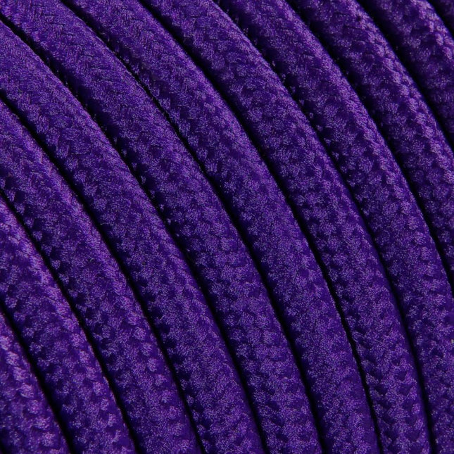 Kynda Light Strijkijzersnoer Paars - rond, effen stof