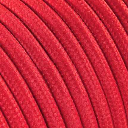 Kynda Light Strijkijzersnoer Rood - rond, effen stof
