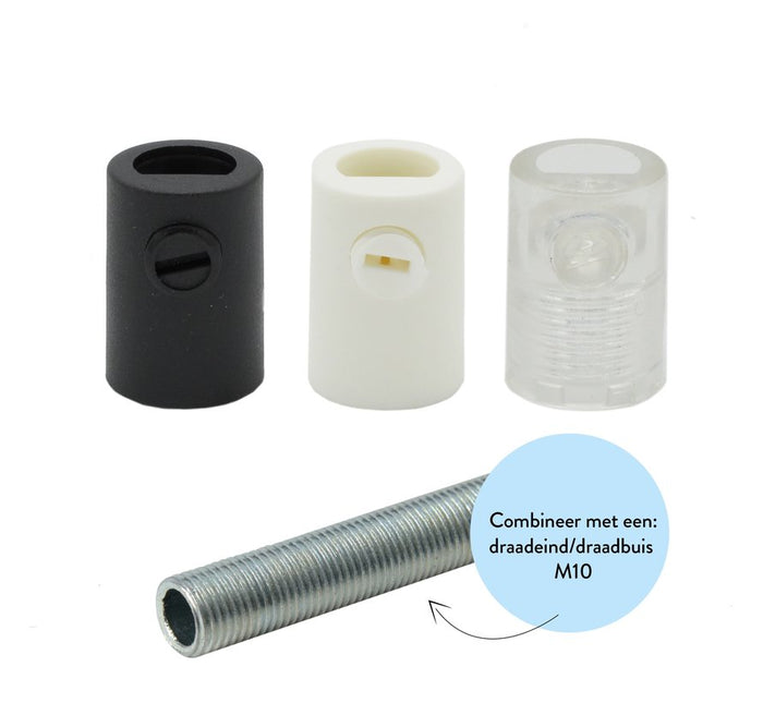 Kynda Light Trekontlaster (inwendig schroefdraad) M10x1 | Zwart (mat)