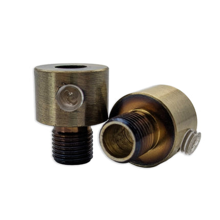 Kynda Light Trekontlaster metaal - uitwendig schroefdraad (M10x1) - 7 mm | Antiek Brons