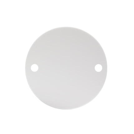 Kynda Light TWEEDE KANS | Plafondkap 'Levi XL' metaal - 2 snoeren - Ø120 mm | Wit