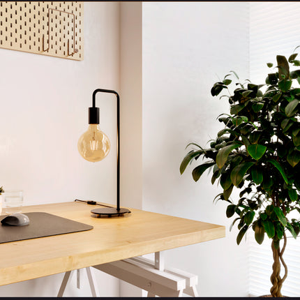 Kynda Light U-Line Tafellamp (E27) | Zwart