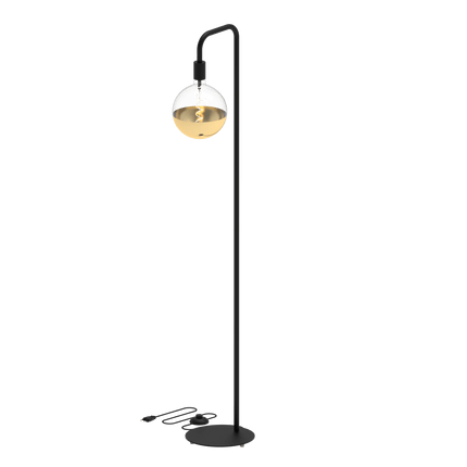 Kynda Light U-Line Vloerlamp (E27) | Zwart
