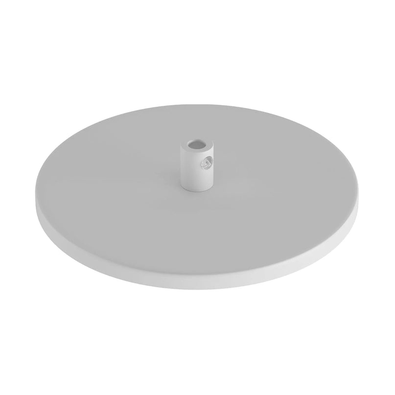 Kynda Light Ultradunne Plafondkap voor 1 snoer (Ø126 mm) | Wit (mat)