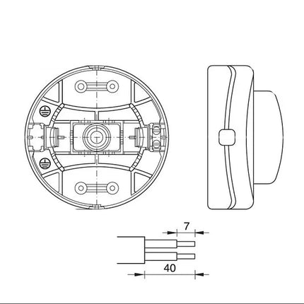 Kynda Light Voetschakelaar wit