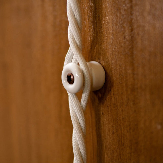 Kynda Light Wand-of plafondbevestiging porselein - Ø 18mm | Wit