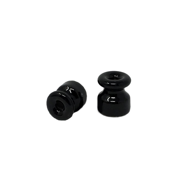 Kynda Light Wand-of plafondbevestiging porselein - Ø 19mm | Zwart