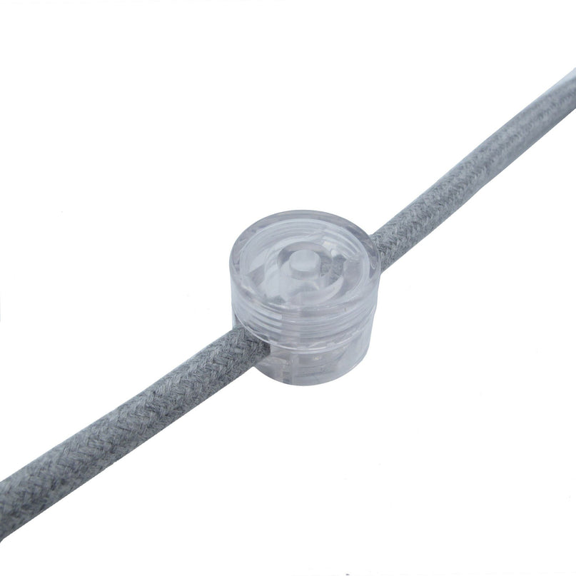 Kynda Light Wand - of plafondbevestiging | Rond, transparant