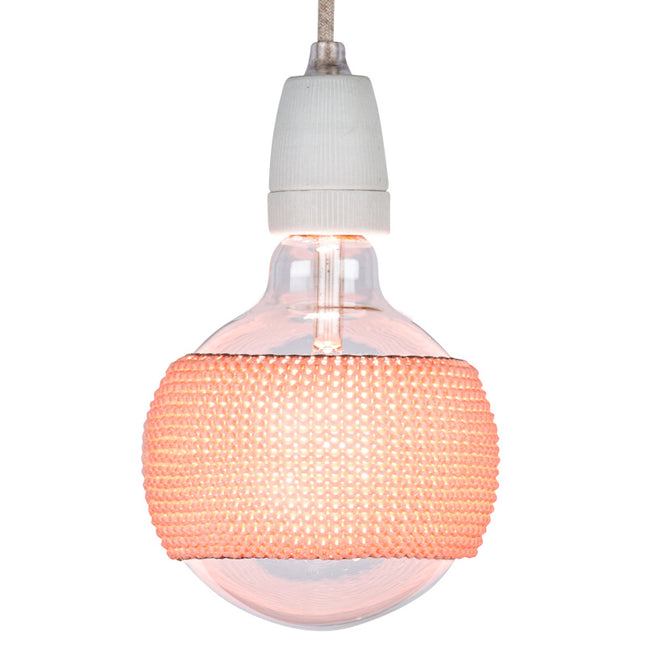 LampSleeve Coral Pink - Globe 125 mm | Large