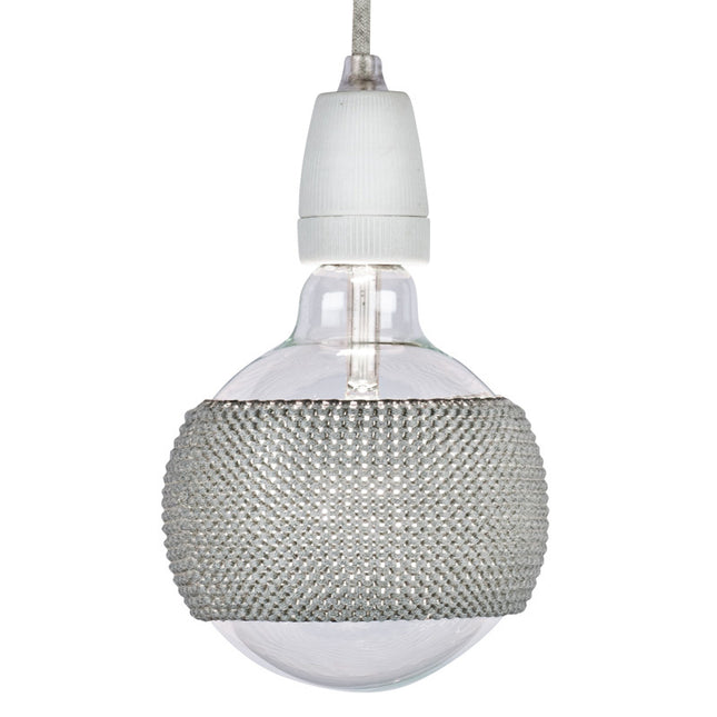 LampSleeve Denim Grey  - Globe 125 mm | Large