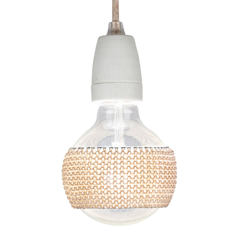 LampSleeve Latte Brown  - Globe 95 mm | Medium